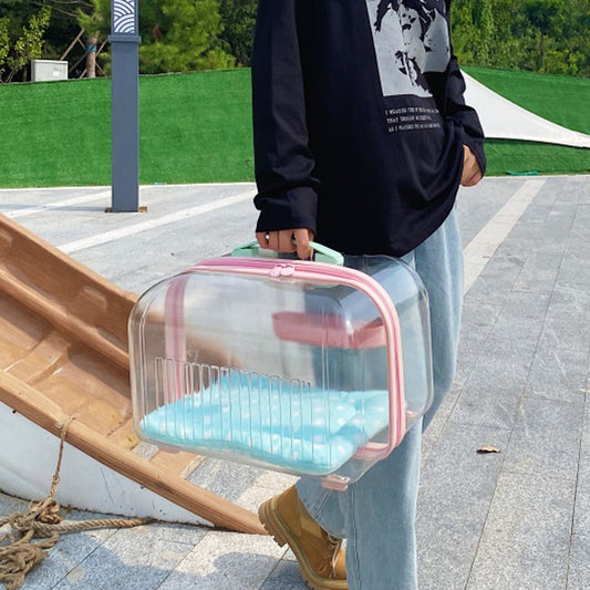 Portable Pet Trolley Case β Transparent Space Travel Bag for Dogs & Cats (Consignment Friendly)