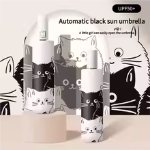 Cute Cat Folding Umbrella
