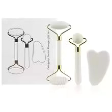 3-in-1 Jade Roller Set