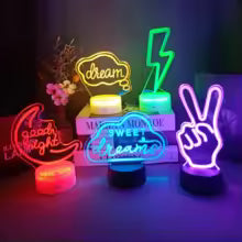 3D LED Neon Night Light