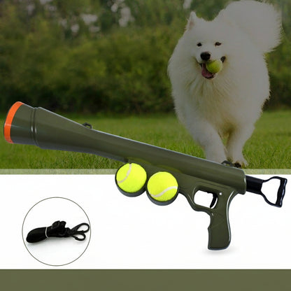 Automatic Tennis Ball Launcher Interactive Pet Toy – Fun Fetch & Training Machine for Dogs