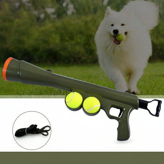 Automatic Tennis Ball Launcher Interactive Pet Toy – Fun Fetch & Training Machine for Dogs