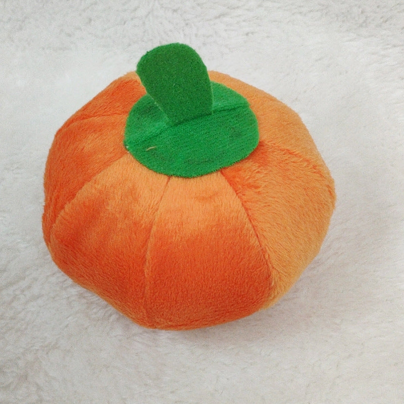 Pet Dog Plush Toy – Sound-Making Vegetable, Cake & Lobster Bone Chew Toy