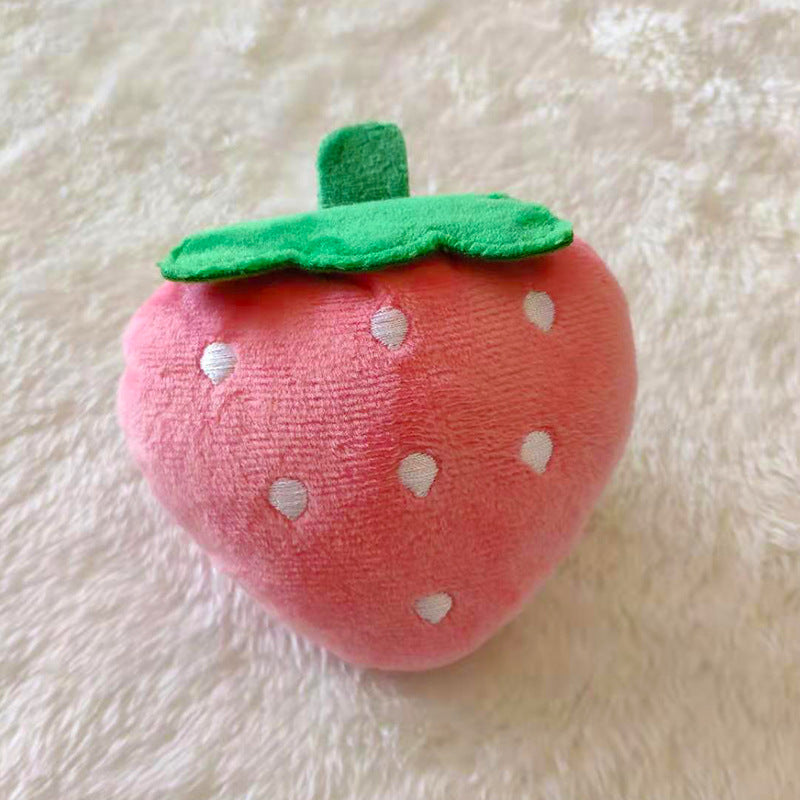 Pet Dog Plush Toy – Sound-Making Vegetable, Cake & Lobster Bone Chew Toy