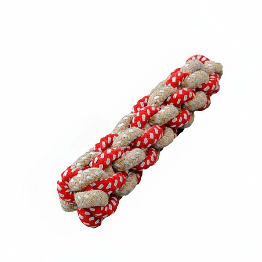 Durable Cotton Rope Dog Toy Ball – Teething & Bite-Resistant Knots for Small, Medium & Large Dogs