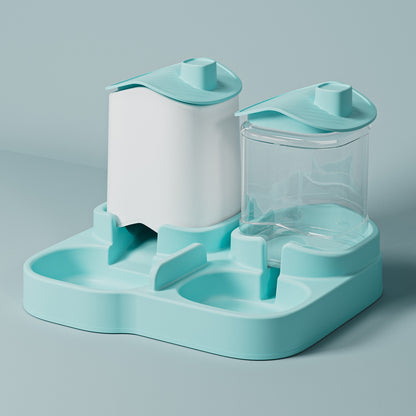 Dog Rice Basin One-Piece Large-Capacity Pet Feeder & Water Dispenser | Portable Drinking Bowl for Dogs & Cats