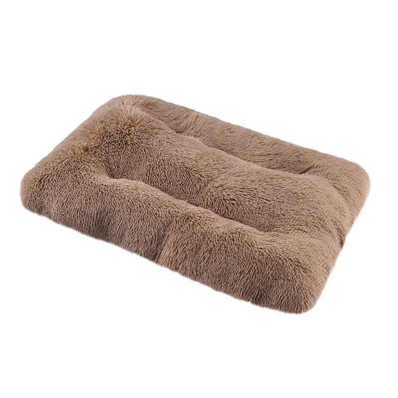 Plush Dog Kennel Mat – Soft Pet Sleeping Pad