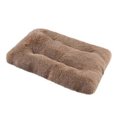 Plush Dog Kennel Mat – Soft Pet Sleeping Pad