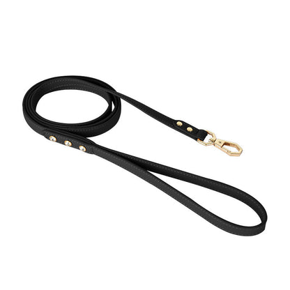 Original Leather Pet Harness, Leash & Collar Set – Premium Cross-Border Design for Small to Medium Dogs & Cats