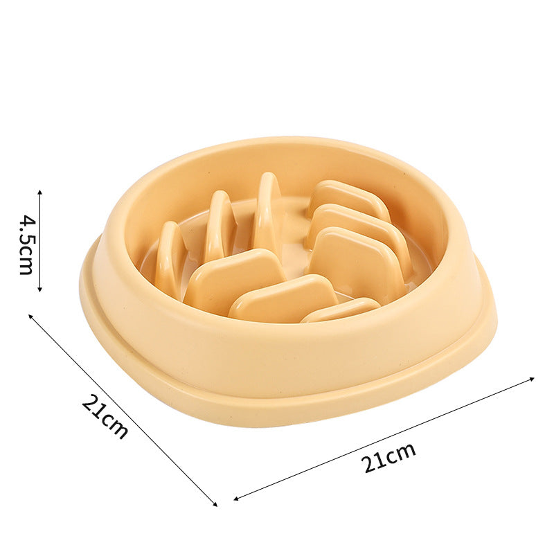Set of 4 Bowls Dog & Cat Slow Feeder Bowl – Anti-Choking Design for Healthy Eating