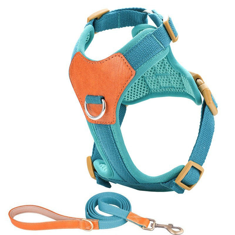 Cross-Border Explosion-Proof Reflective Pet Harness – Vest-Style Anti-Pull Dog Harness