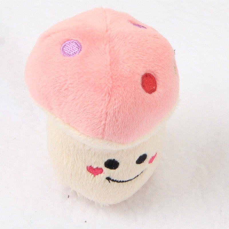 Pet Dog Plush Toy – Sound-Making Vegetable, Cake & Lobster Bone Chew Toy