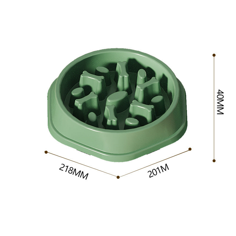 Non-Slip Slow Feeder Bowl for Cats & Dogs – Anti-Choke Design, Durable Pet Feeding Basin for Small Pets