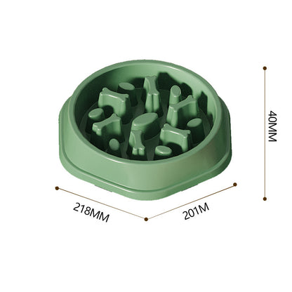 Non-Slip Slow Feeder Bowl for Cats & Dogs – Anti-Choke Design, Durable Pet Feeding Basin for Small Pets