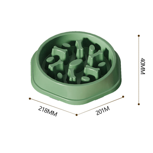 Non-Slip Slow Feeder Bowl for Cats & Dogs – Anti-Choke Design, Durable Pet Feeding Basin for Small Pets