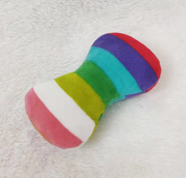 Pet Dog Plush Toy – Sound-Making Vegetable, Cake & Lobster Bone Chew Toy