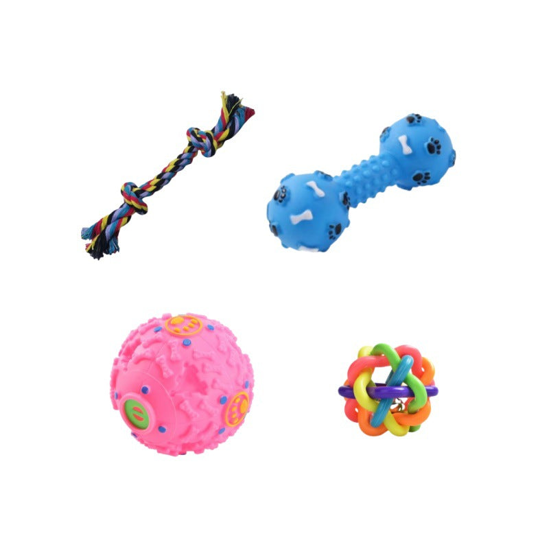 Durable Cotton Rope Dog Toy Ball – Teething & Bite-Resistant Knots for Small, Medium & Large Dogs