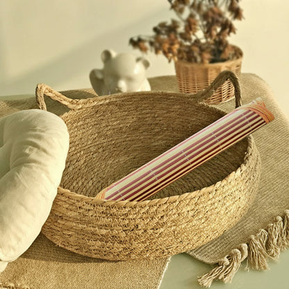 Rattan Cattail Cat Nest – Four Seasons Universal Handwoven Warm Pet Bed