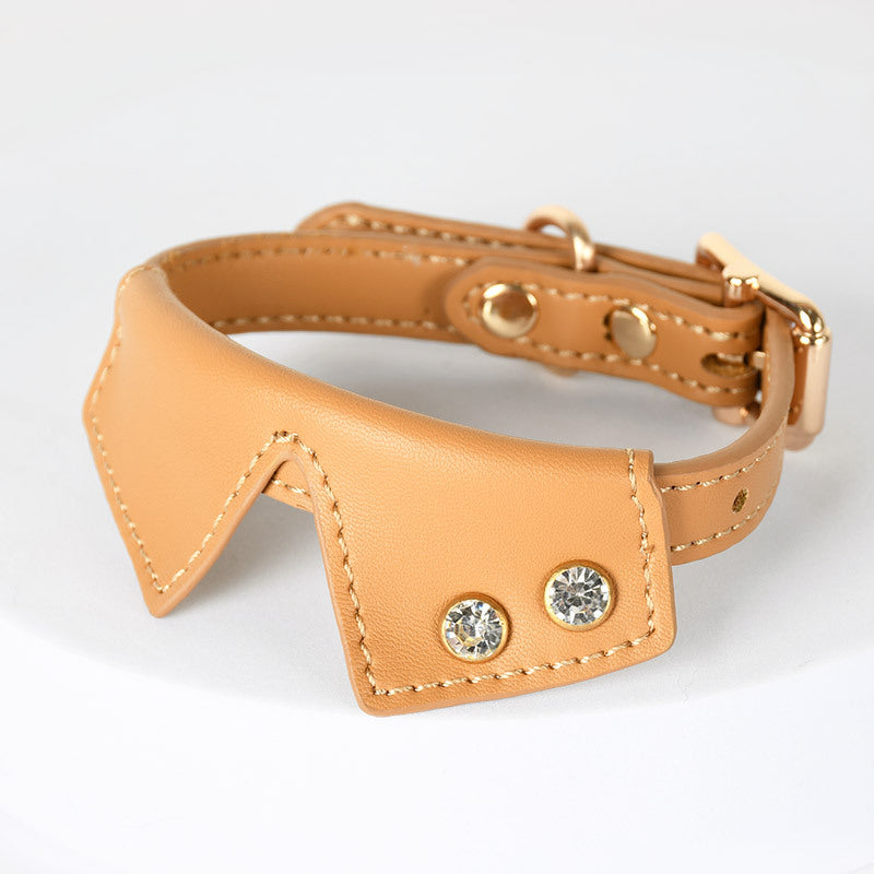 Original Leather Pet Harness, Leash & Collar Set – Premium Cross-Border Design for Small to Medium Dogs & Cats