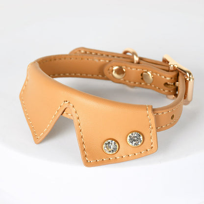 Original Leather Pet Harness, Leash & Collar Set – Premium Cross-Border Design for Small to Medium Dogs & Cats