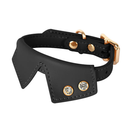 Original Leather Pet Harness, Leash & Collar Set – Premium Cross-Border Design for Small to Medium Dogs & Cats