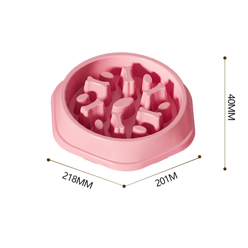 Non-Slip Slow Feeder Bowl for Cats & Dogs – Anti-Choke Design, Durable Pet Feeding Basin for Small Pets