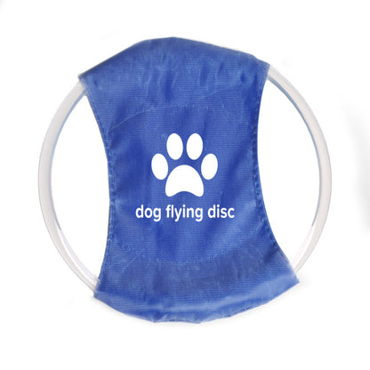 LED Rechargeable Luminous Dog Frisbee – Glow-in-the-Dark Pet Training Toy