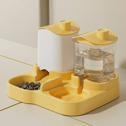 Dog Rice Basin One-Piece Large-Capacity Pet Feeder & Water Dispenser | Portable Drinking Bowl for Dogs & Cats