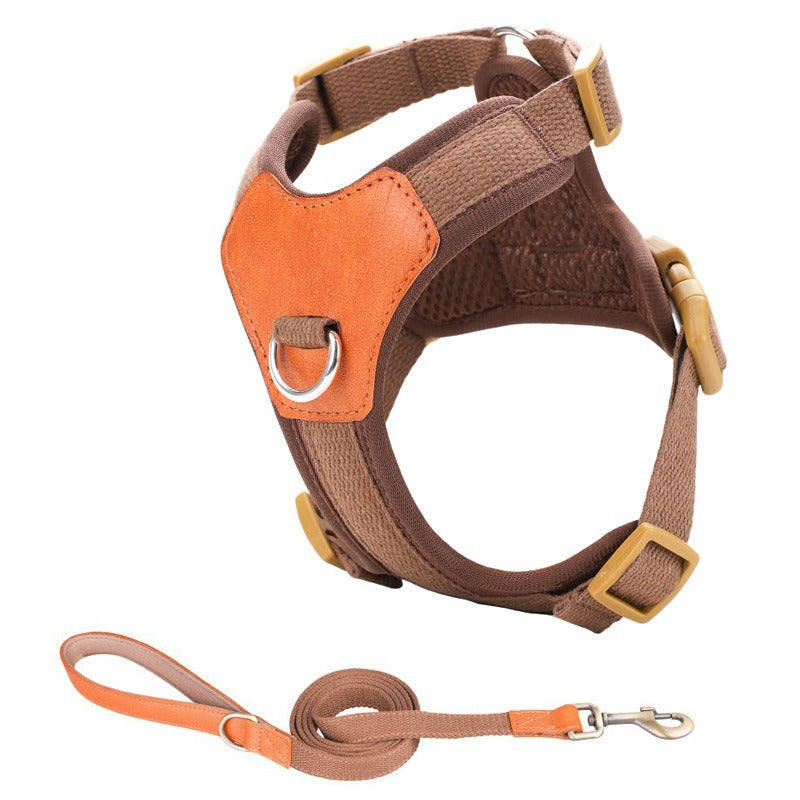 Cross-Border Explosion-Proof Reflective Pet Harness – Vest-Style Anti-Pull Dog Harness