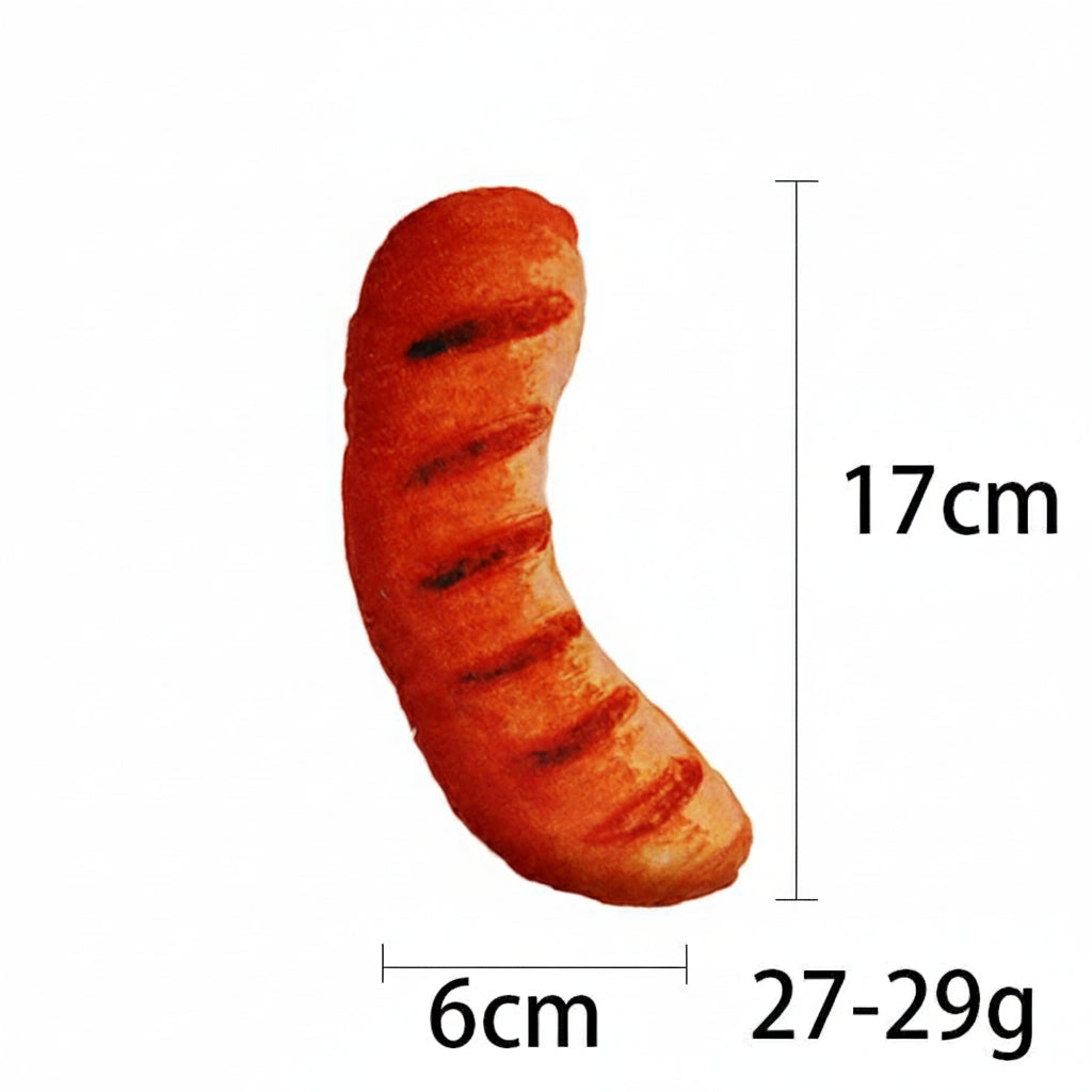 Pet Supplies Dog Plush Toy Set – Realistic Hamburger, Fries & Chicken Leg Simulation Toys