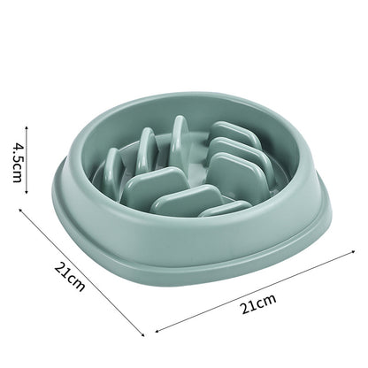 Set of 4 Bowls Dog & Cat Slow Feeder Bowl – Anti-Choking Design for Healthy Eating