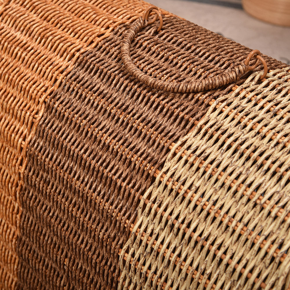 Portable Rattan Pet Travel Bag – Cat Nest, Cat Cage & Car/Flight Dog Carrier