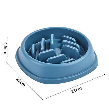 Set of 4 Bowls Dog & Cat Slow Feeder Bowl – Anti-Choking Design for Healthy Eating