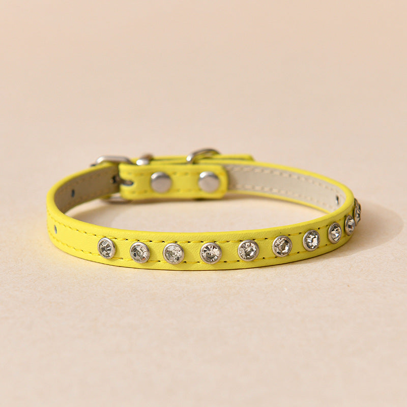 Cross-Border Premium Pet Collar – Adjustable Dog & Cat Collar for Small and Medium Pets