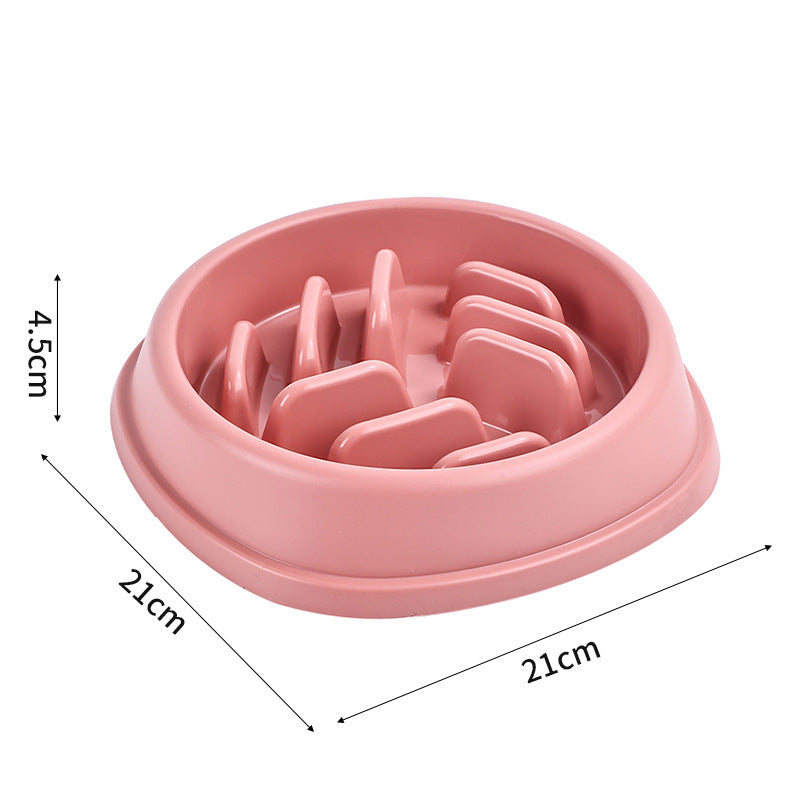 Set of 4 Bowls Dog & Cat Slow Feeder Bowl – Anti-Choking Design for Healthy Eating