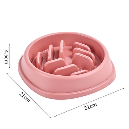 Set of 4 Bowls Dog & Cat Slow Feeder Bowl – Anti-Choking Design for Healthy Eating