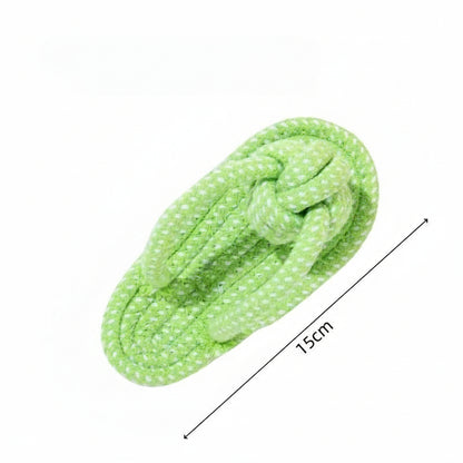 Durable Cotton Rope Dog Toy Ball – Teething & Bite-Resistant Knots for Small, Medium & Large Dogs