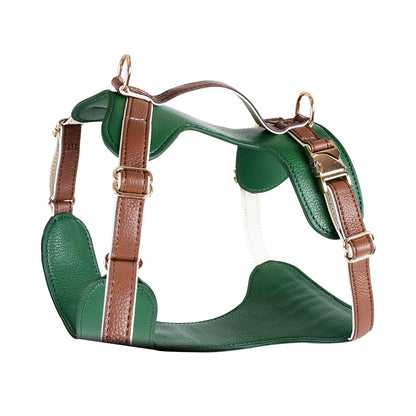 Original High-End Luxury Leather Dog Harness Set – Premium Collar & Leash for Cross-Border Pet