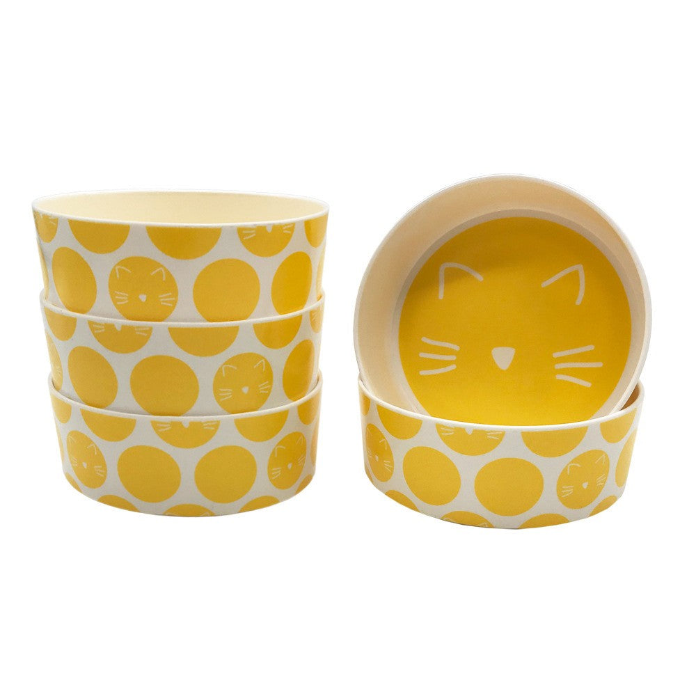 Ergonomic Pet Bowl for Cats & Dogs – Fashion Design, Neck Protection Food Plate | Premium Export Collection